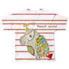 ねこぜや のROBOBO 福ちゃんロボ(18) All-Over Print T-Shirt :back