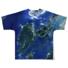 WEAR YOU AREの熊本県 天草市 Tシャツ 両面 All-Over Print T-Shirt :back