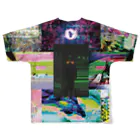 Rukbatのpsychedelic-reverse フルグラフィックTシャツの背面