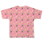 まざるやのアイスクリームにまざるモンT All-Over Print T-Shirt :back