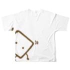 喫茶角砂糖の角砂糖さん All-Over Print T-Shirt :back