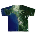 WEAR YOU AREの秋田県 秋田市 Tシャツ 両面 All-Over Print T-Shirt :back