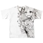 Chig-Hugのfumizuki / hitotose All-Over Print T-Shirt :back