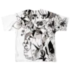 Chig-Hugのminazuki / hitotose All-Over Print T-Shirt :back