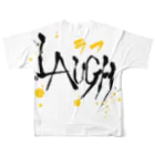 laugh-landのラフランド公式 フルグラフィックTシャツの背面