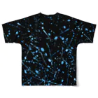 猫と釣り人のPAINT_1_1 All-Over Print T-Shirt :back