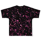 猫と釣り人のPAINT_1_4 All-Over Print T-Shirt :back