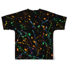 猫と釣り人のPAINT_2_1 All-Over Print T-Shirt :back