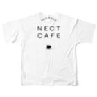 NECTCAFEのNECT CAFE オリジナルTシャツ All-Over Print T-Shirt :back