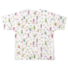 まるボーイのおもちゃ工房のタイツ de KENDO All-Over Print T-Shirt :back