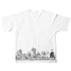 ピッグせんすいかんのBANSAN All-Over Print T-Shirt :back