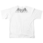 ブティック蜜のミトゥーTシャツ All-Over Print T-Shirt :back