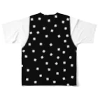 ゴータ・ワイのSuzu　レイヤード　Black　お好みの文字入れます All-Over Print T-Shirt :back