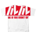 BRUNET BULL official SHOP！のブルブルロゴYタイプ All-Over Print T-Shirt :back