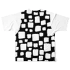 ゴータ・ワイのキューブ　レイヤード(前後２面プリント) All-Over Print T-Shirt :back