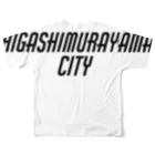 sakuraismの東村山市章 文字あり フルグラフィックTシャツの背面