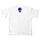 うっぷすのPoPSKULL All-Over Print T-Shirt :back