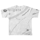 AnoguchiのNIIGATA フルグラフィックTシャツの背面