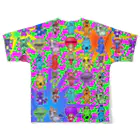 PICOPICOのピコピコオールスター　ジャングル All-Over Print T-Shirt :back