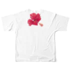 MUSEUM LAB SHOP MITのツマベニチョウをまとうTシャツ フルグラフィックTシャツの背面
