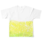 Boncajiri ボンカジリのレモンソーダ All-Over Print T-Shirt :back