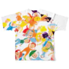 corocoroponponのプラ板バラバラ All-Over Print T-Shirt :back