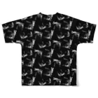猫と釣り人のCAT_9_1K_PT フルグラフィックTシャツの背面