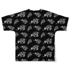 猫と釣り人のCAT_7_1K_PT All-Over Print T-Shirt :back