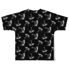 猫と釣り人のCAT_18_1K_PT All-Over Print T-Shirt :back