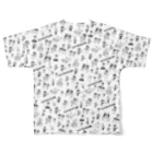 東高円寺U.F.O.CLUB webshopのU.F.O.CLUBオリジナルフルグラフィックTシャツ All-Over Print T-Shirt :back