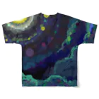 ælicoのmoonlight garden 01 All-Over Print T-Shirt :back