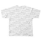 キツネイモリの人のキツネイモリづくし 白 All-Over Print T-Shirt :back