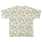 SCHINAKO'Sのハーブとうさぎさん柄 All-Over Print T-Shirt :back