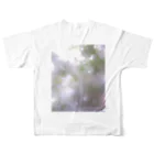 yuruphotoworksのgazing between dreams and reality フルグラフィックTシャツの背面