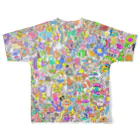 tunralのしきつめ怪獣 All-Over Print T-Shirt :back