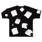 ぽんぽんこつこつ設備の全面あぶらあげちゃん All-Over Print T-Shirt :back