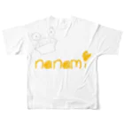 Nanami☞73のフルグラフィックTシャツの背面