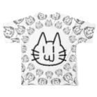 もこねこのもこねこ All-Over Print T-Shirt :back