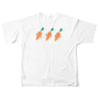 natsu_soraのにんじんくん🥕 フルグラフィックTシャツの背面