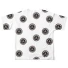 KOMIDESIGN_SUZURISHOPの剣片喰 All-Over Print T-Shirt :back