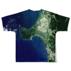 WEAR YOU AREの秋田県 南秋田郡 Tシャツ 両面 フルグラフィックTシャツの背面