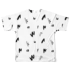 cottaのわんぱく wanpaku! All-Over Print T-Shirt :back