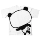 CherryCherryDesignのそろ ぱんだ solo Panda フルグラフィックTシャツの背面