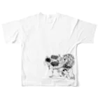 Chig-Hugのvoice / B All-Over Print T-Shirt :back