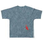 SourambleのHand signs(ver'3) フルグラフィックTシャツの背面