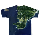 WEAR YOU AREの千葉県 館山市 Tシャツ 両面 All-Over Print T-Shirt :back