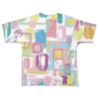 ちよ屋のしかく All-Over Print T-Shirt :back