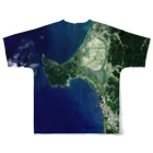 WEAR YOU AREの秋田県 男鹿市 Tシャツ 両面 All-Over Print T-Shirt :back