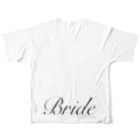 mimi_midoのBride All-Over Print T-Shirt :back