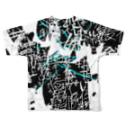 Chig-Hugのhikkie-hippy  All-Over Print T-Shirt :back